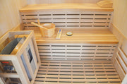 Greenland 4 Person Finnish Indoor Traditional Steam Sauna 6000 3Yr Warranty