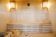 Greenland 5 Person Finnish Indoor Traditional Steam Sauna 8000w 3Yr Warranty