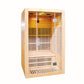 2-Person Luxury Far-Infrared Sauna 8 Carbon Heater 1860W EA2T