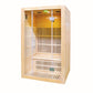 2-Person Luxury Far-Infrared Sauna 8 Carbon Heater 1860W EA2T
