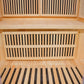 2-Person Luxury Far-Infrared Sauna 8 Carbon Heater 1860W EA2T