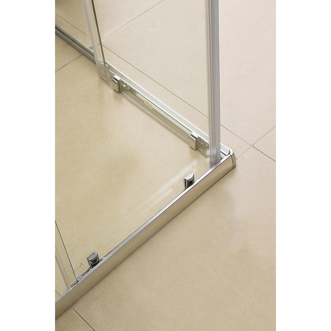 Shower Screen 1000x1100x1900mm Safety Glass Sliding Door #1806-10X11