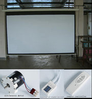 Electric Motorised TV Cinema HD Projector Screen 120" Remote Control