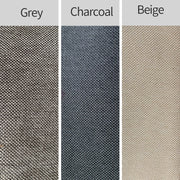 Fabric Bed Frame (Queen size, Grey color)