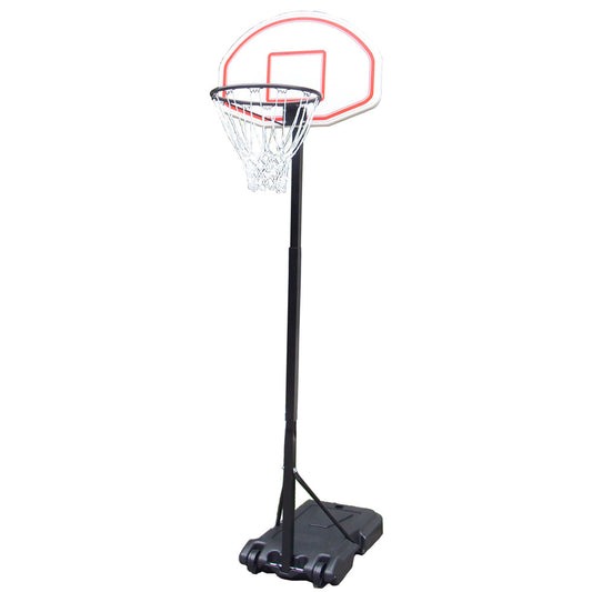 Adjustable Portable Height Junior Kids Basketball Stand System Net Ring Hoop Set Black