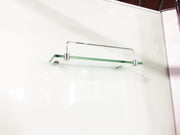 1000x1000x2000mm Black Shower Screen Cubicle Enclosure W/T Base Bathroom AD1807