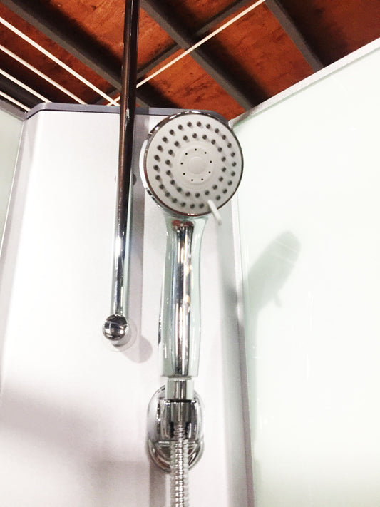 Shower Screen Cubicle Enclosure Mixer Base Bathroom 900x900x2300mm 1806A
