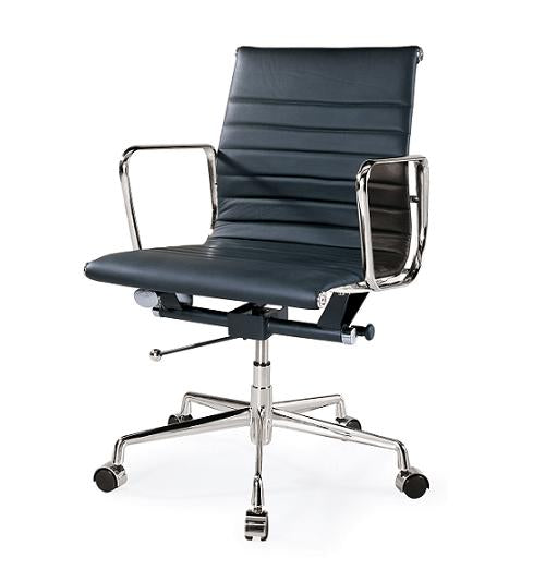 Eames Low Back Executive Chair Black Front