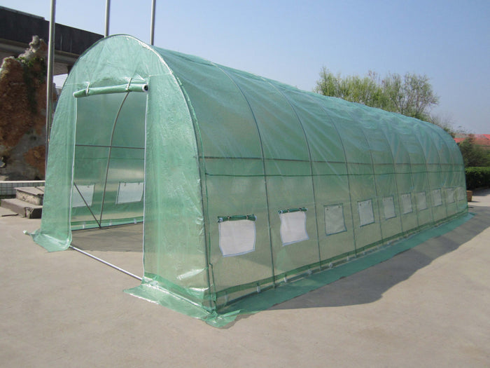 10m x 4m Galvanised Frame Walk-in Polytunnel Greenhouse Frame Only