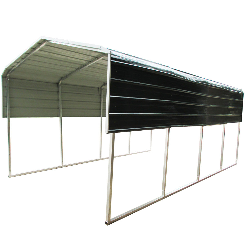 Metal Carport Shelter 3.3x6M Green