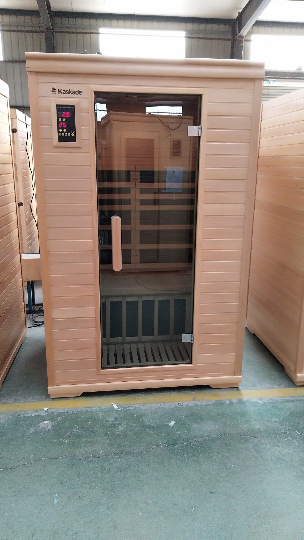 2 Person Luxury Carbon Fibre Infrared Sauna 7 Heating Panels 002C