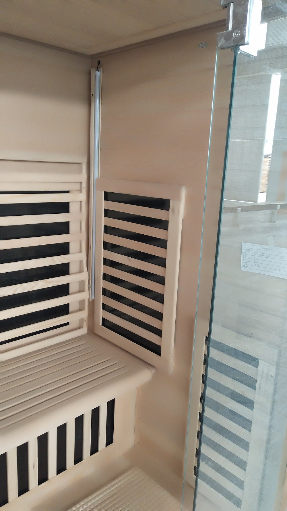 4 Person Indoor Luxury Carbon Fibre Infrared Sauna 10 Heating Panels 004G