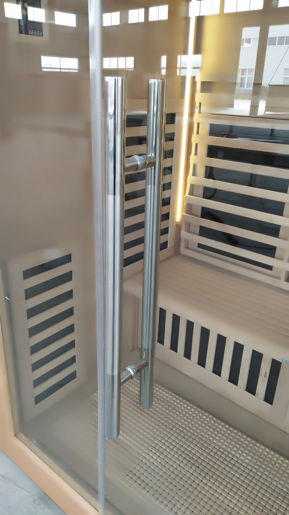 4 Person Indoor Luxury Carbon Fibre Infrared Sauna 10 Heating Panels 004G