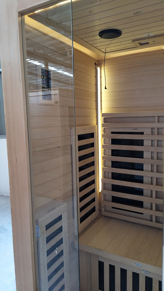 New Model 2 Person Luxury Indoor Carbon Fibre Infrared Sauna 10 Heating Panels