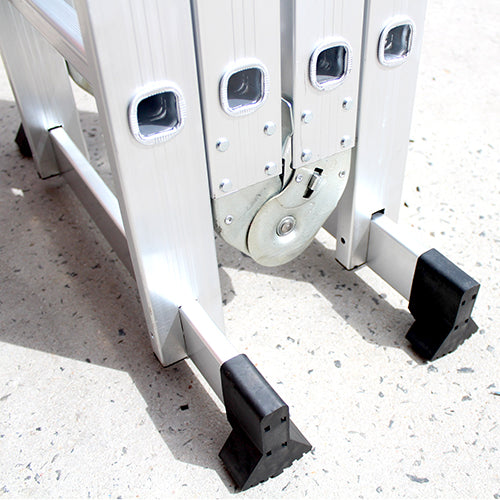 5.8M Adjustable Aluminium Multi-Purpose Ladder with Platform