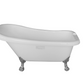 Bathroom Acrylic Free Standing Bath Tub 1500 x 760 x 760MM with Chrome Feet (8022-15)