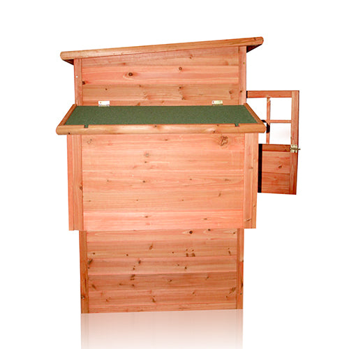 2.3M Weatherproof Chicken Coop Hen House Rabbit Hutch with Removable Tray Sliding Door 230x90x130(H)cm