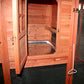 2.3M Weatherproof Chicken Coop Hen House Rabbit Hutch with Removable Tray Sliding Door 230x90x130(H)cm