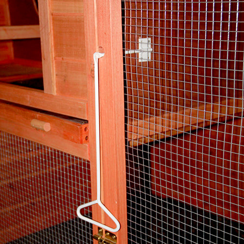 2.3M Weatherproof Chicken Coop Hen House Rabbit Hutch with Removable Tray Sliding Door 230x90x130(H)cm