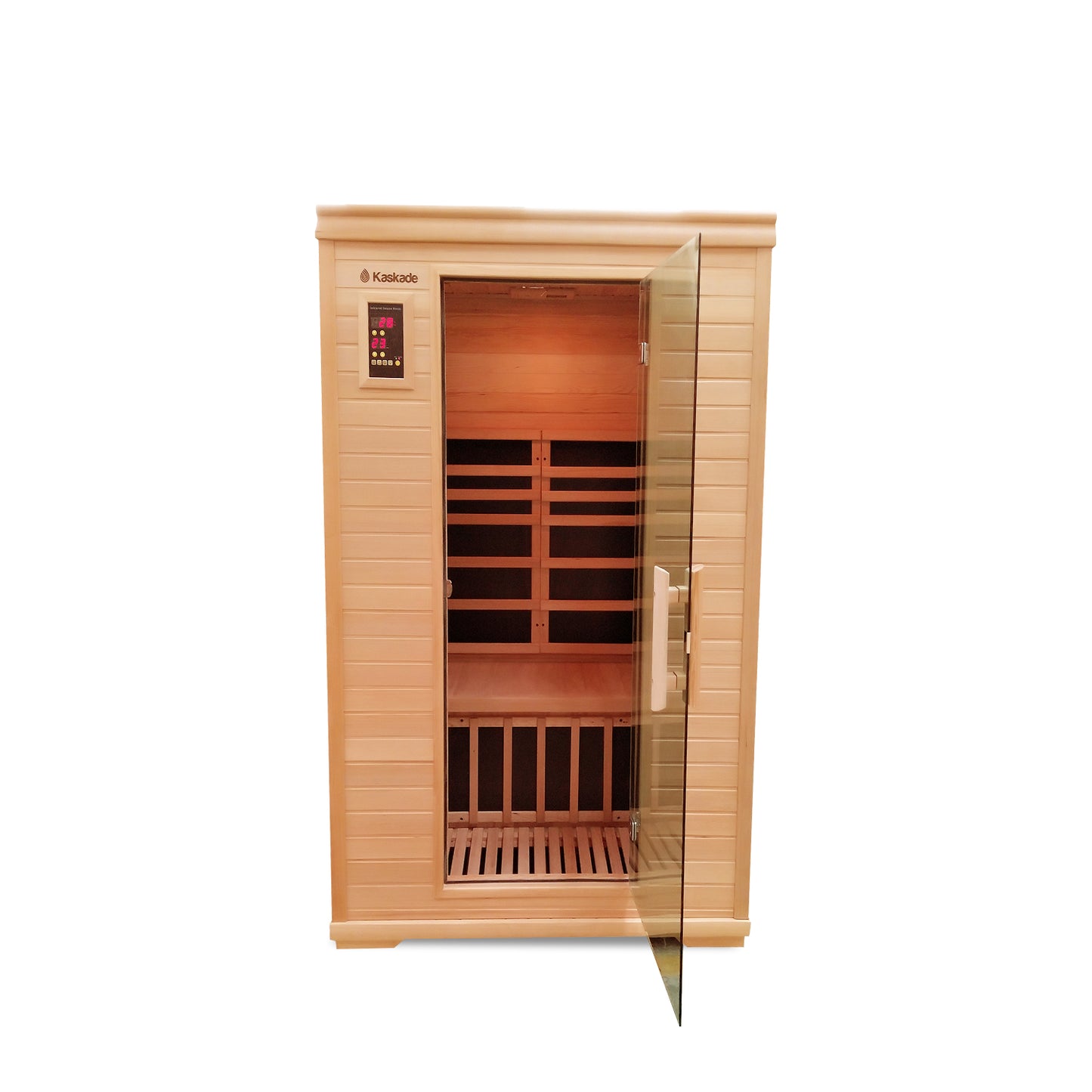 2 Person Luxury Carbon Fibre Infrared Sauna 7 Heating Panels 002C