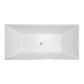 Bathroom Acrylic Free Standing Bath Tub Thin Edge 1700 x 800 x 600 Freestanding (linea Box)