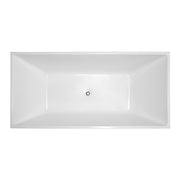 Bathroom Acrylic Free Standing Bath Tub Thin Edge 1700 x 800 x 600 Freestanding (linea Box)