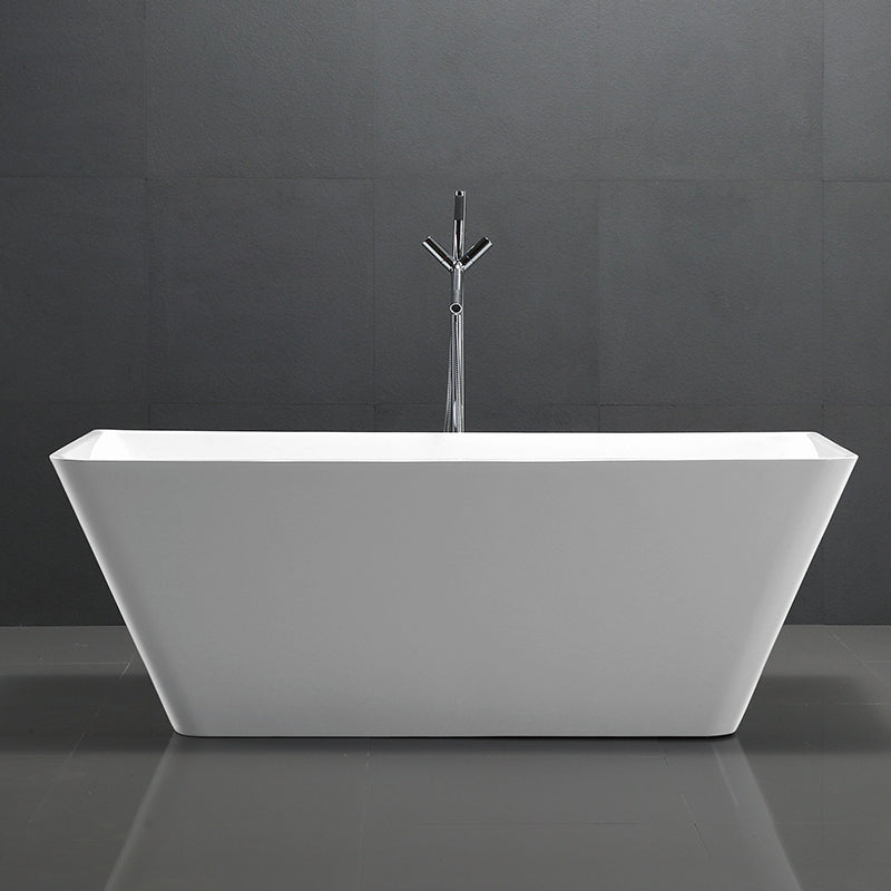 Bathroom Acrylic Free Standing Bath Tub Thin Edge 1500 x 750 x 600 Freestanding (linea slim)