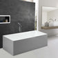 Bathroom Acrylic Free Standing Bath Tub Thin Edge 1500 x 750 x 600 Freestanding (linea Box)