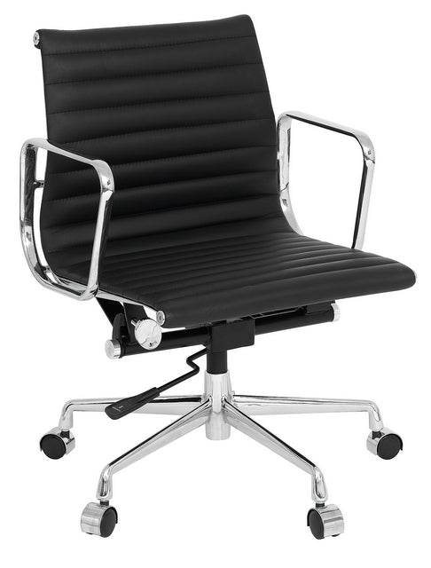 Eames Low Back Executive Chair Black Left