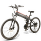 SAMEBIKE 26 Inch Aluminum Folding Electric Bike 350W Motor 10.4Ah Battery Max 30 KPH Black