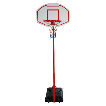 Portable Basketball Ring System Height Adjustable (2.1m-2.6m) with Stand Ring Net