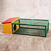 119cm Metal Rabbit Hutch Guinea Pig Ferret Hamster Cat House with Run