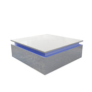 Modern LED Light Coffee Tea Table with Storage High Gloss Living Room MLC12