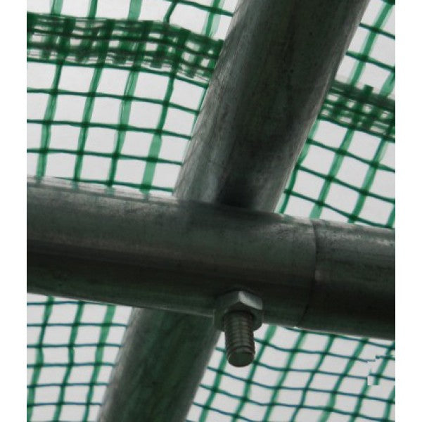 6m x 3m Heavy Duty 0.8x25mm Galvanised Frame Walk-in PE Polytunnel Greenhouse