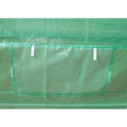 6m x 3m Heavy Duty 0.8x25mm Galvanised Frame Walk-in PE Polytunnel Greenhouse