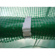 6m x 3m Heavy Duty 0.8x25mm Galvanised Frame Walk-in PE Polytunnel Greenhouse