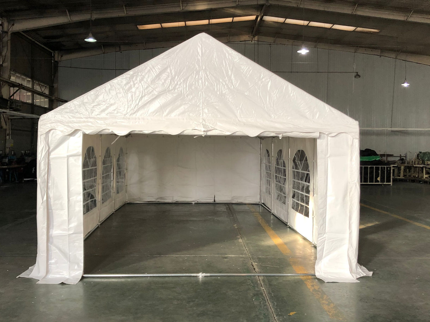 6x6m Premier Grade Heavy Duty Galvanized Frame PVC Fabric Party Tent Marquee