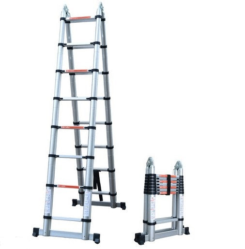 Multi Purpose 5 Meter Aluminium Telescopic Extension Ladder