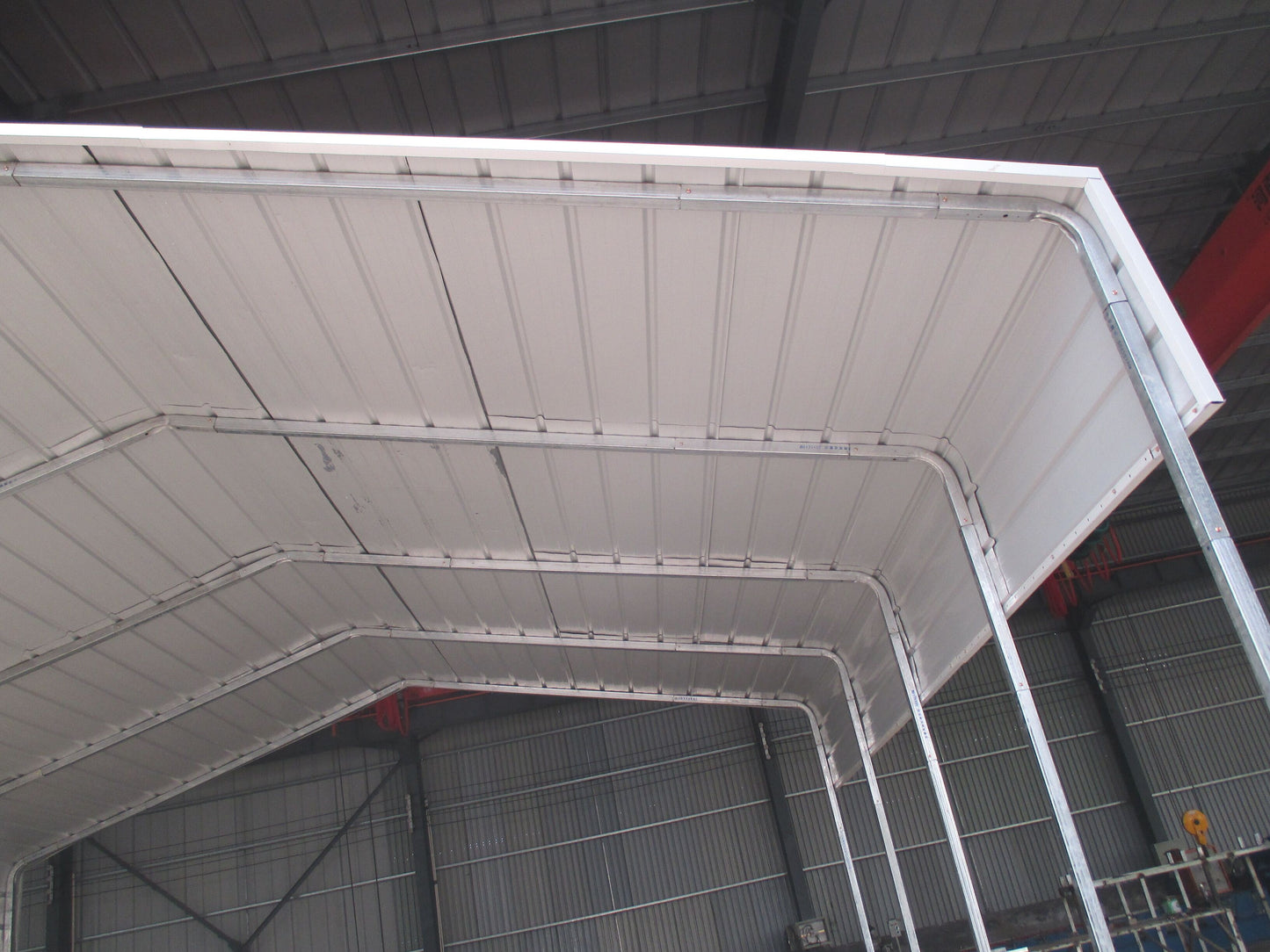 Metal Steel Carport 6x6m Cream