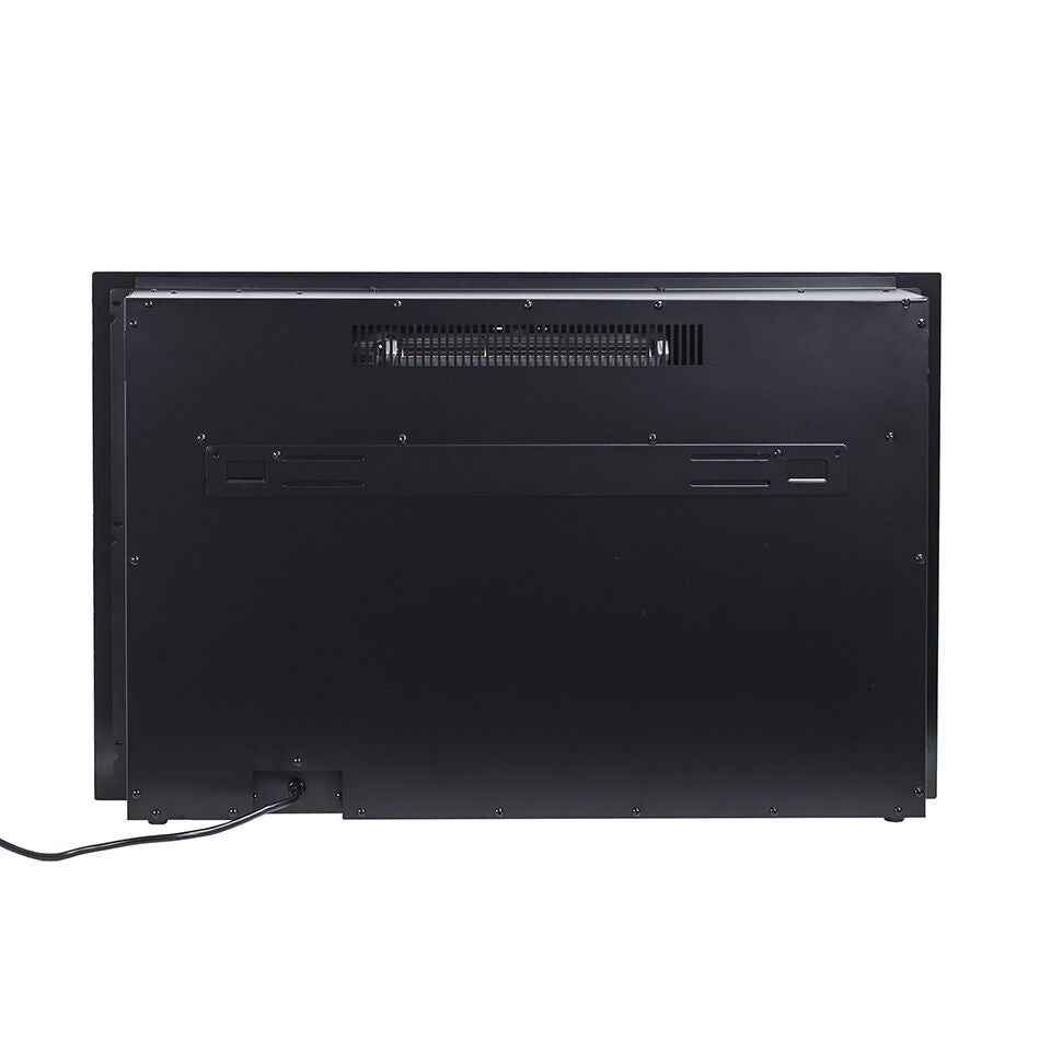 Victoria 36" Black Built-in Recessed / Wall mounted Heater Electric Fireplace