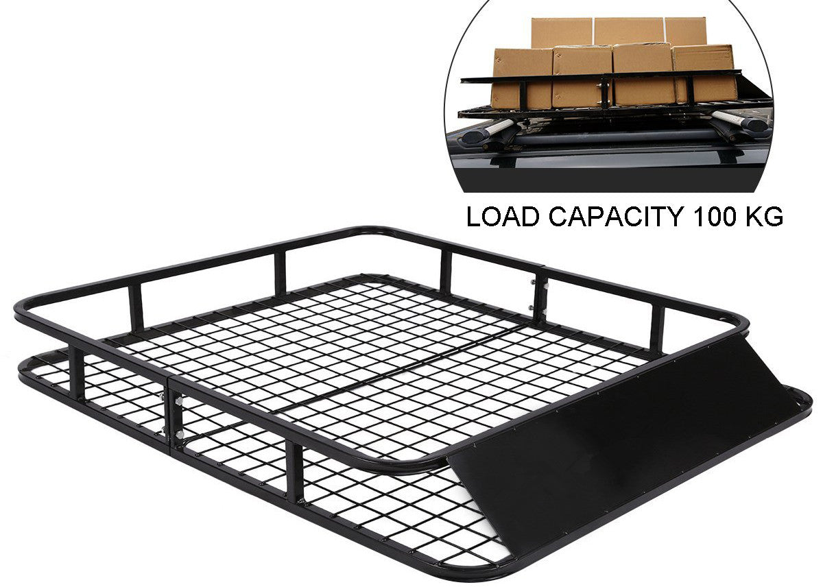 1.23M Square Tubular Universal 4WD Roof Rack/ Car Top Basket Luggage Carrier Holder