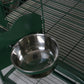 Raised Metal Rabbit Hutch Guinea Pig Ferret Hamster Cat House with Stand Wheels 127cm