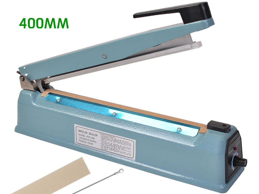 Iron Body Impulse Sealer 400mm Electric Plastic Bag Heat Sealing Machine