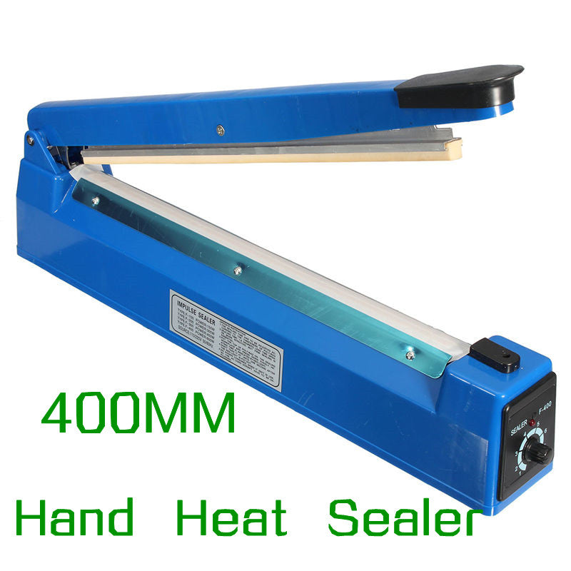 16" 400MM Heat Sealing Hand Impulse Sealer Machine