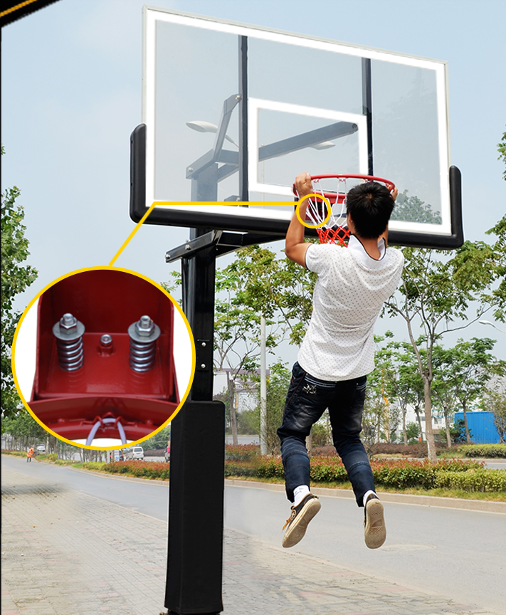 Pre-order 60 inch Professional In ground Basketball Slam Dunk System