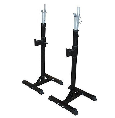 Squat Rack Stand Pair Bench Press Weight Lifting Barbell