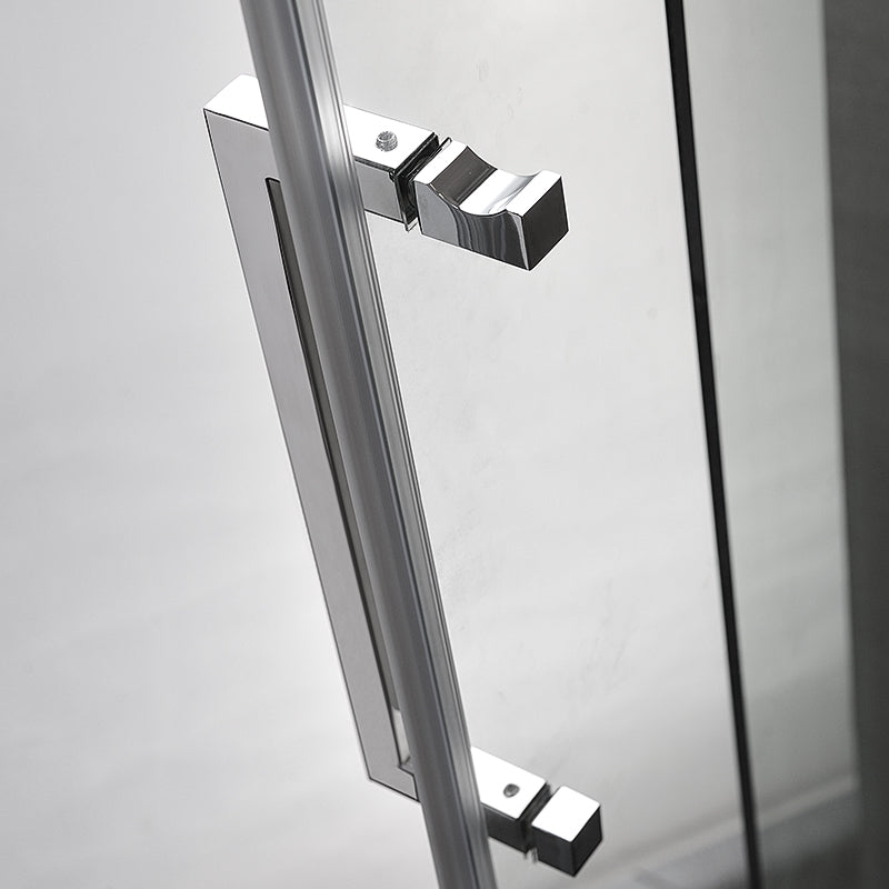 Shower Screen 1200x900x2000mm Frameless Glass Sliding Door
