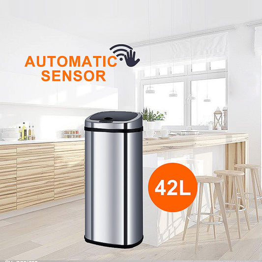 Stainless Steel Sensor Bin for Kitchen Office 42L S02-B