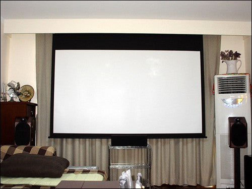 Electric Motorised TV Cinema HD Projector Screen 100" + Remote Control