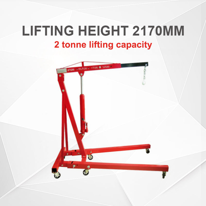 2 Tonne Hydraulic Engine Workshop Crane Hoist Lift